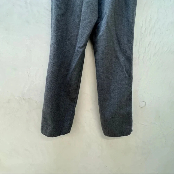 Pendleton || 100% Virgin Wool Grey Career Trousers Straight Leg Sz 4 - Picture 6 of 12